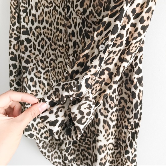 Zara leopard blouse - Picture 7 of 16